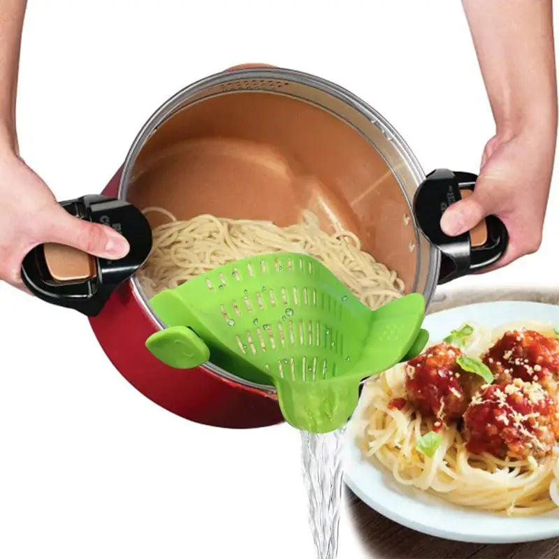 Universal Silicone Clip-On Pot Strainer GLR SHOPPING