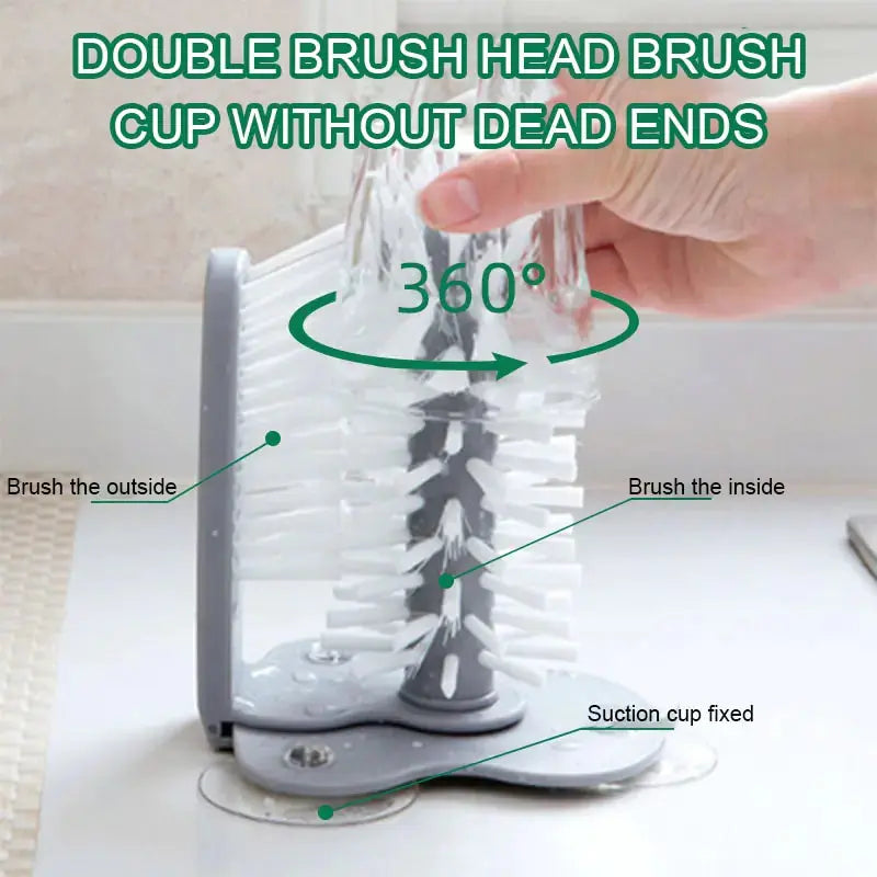2 In 1 Cleaning Brush Cup Scrubber GLR SHOPPING
