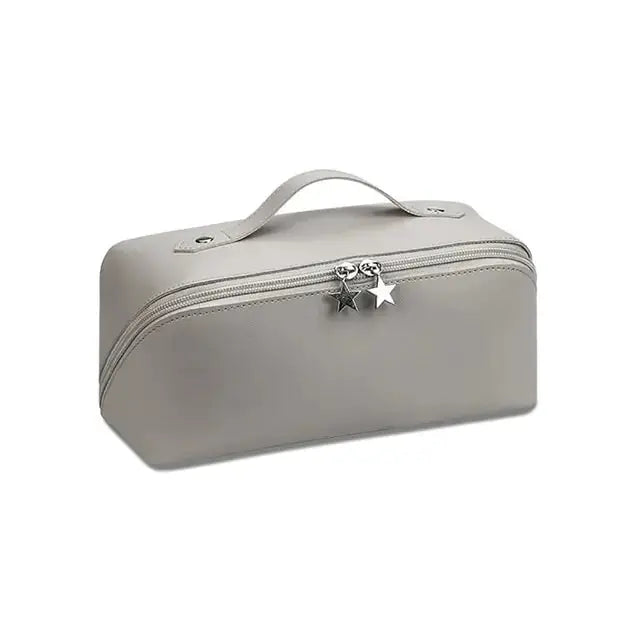 Large-Capacity Leather Cosmetic Bag - GLR SHOPPING