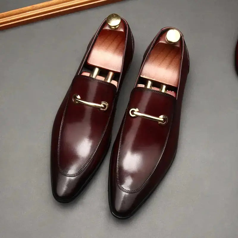 Leather Loafers for Men GLR SHOPPING