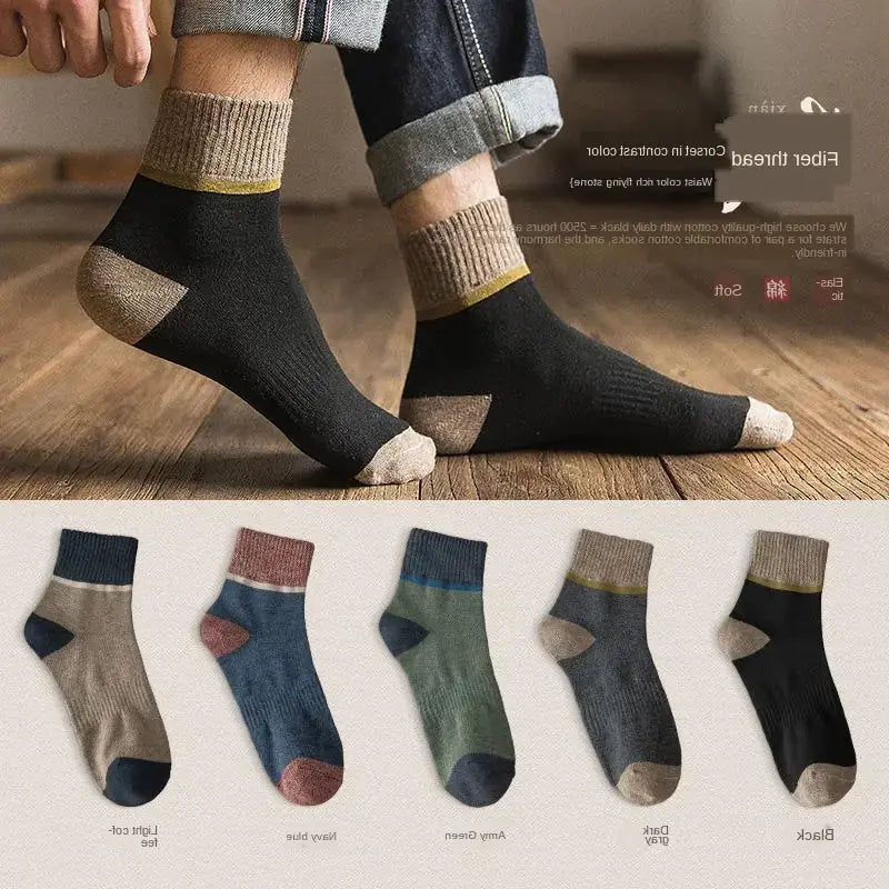 Harajuku Winter Terry Cotton Socks GLR SHOPPING