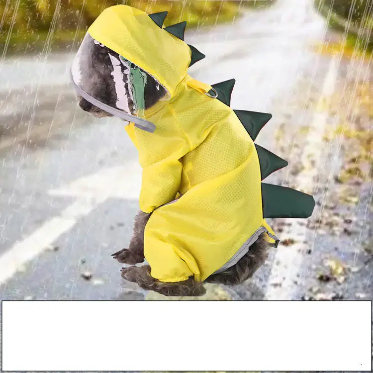 Dinosaur Raincoat for Dogs GLR SHOPPING
