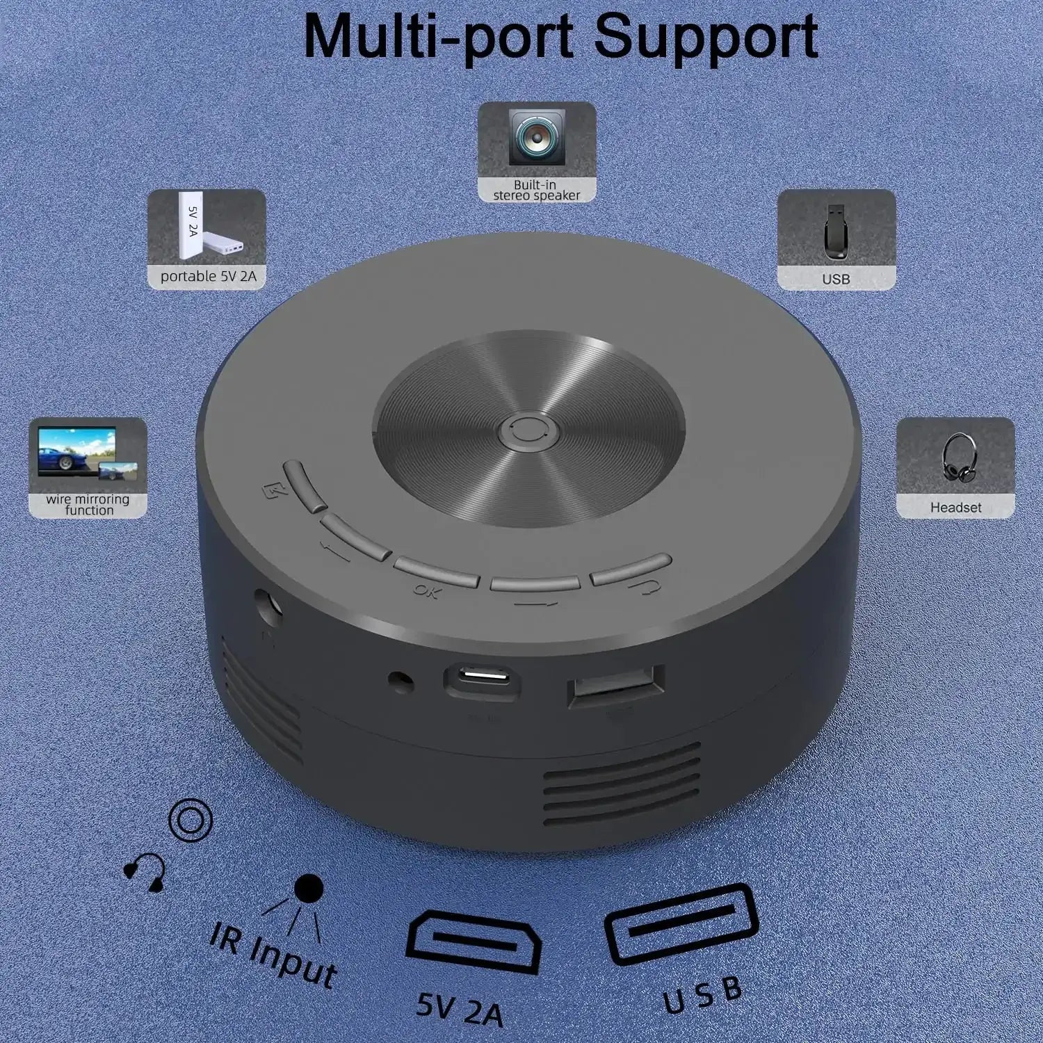Mini Portable Smartphone Projectors GLR SHOPPING
