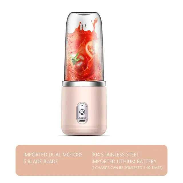 6 Blades Portable Juicer Blender GLR SHOPPING