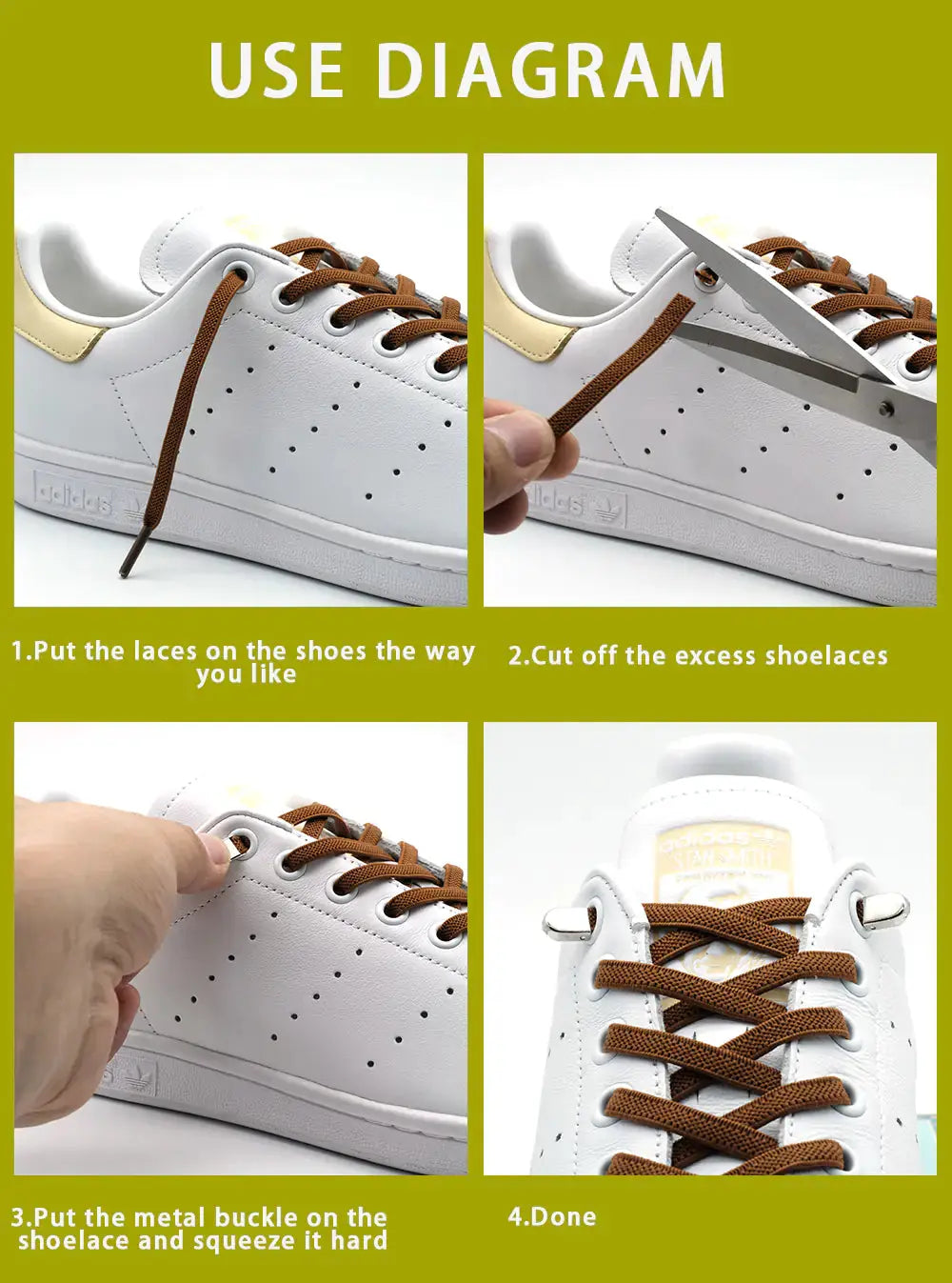 QuickFit Elastic Shoelaces GLR SHOPPING