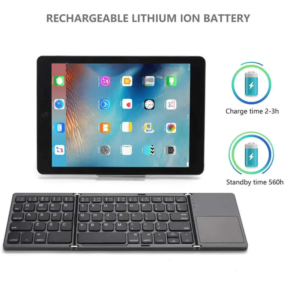 Bluetooth Keyboard With Touchpad GLR SHOPPING