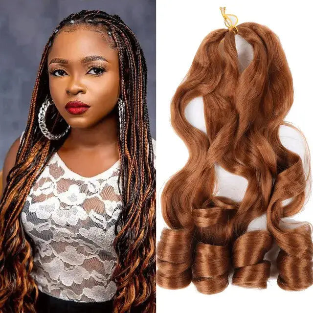 French Curl Braiding Synthetic Hair GLR SHOPPING