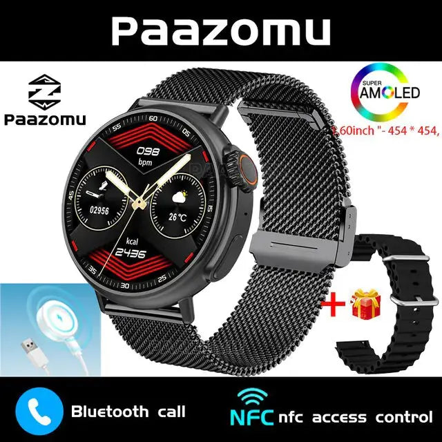 AMOLED 1.6 Inch Smart Watch - GLR SHOPPING