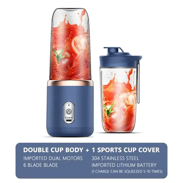 6 Blades Portable Juicer Blender GLR SHOPPING