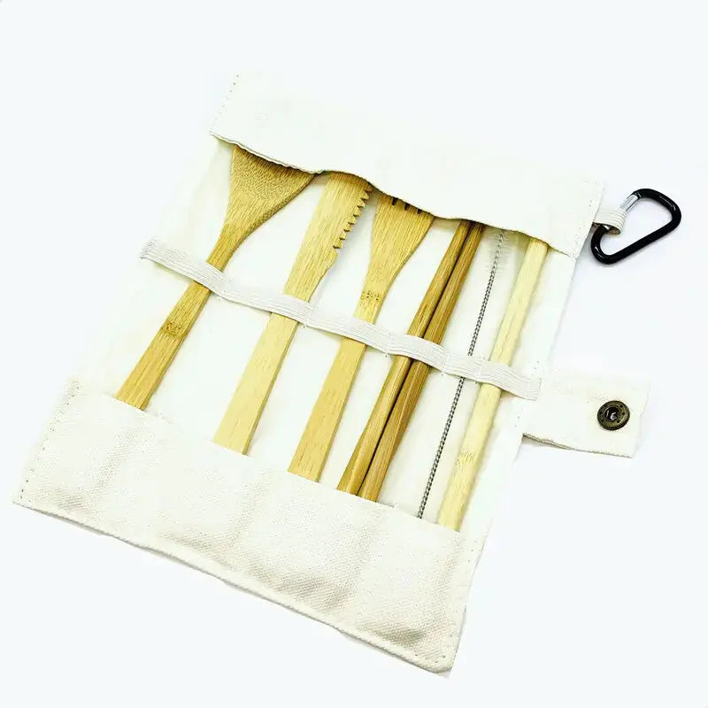 Bamboo Travel Utensils Set GLR SHOPPING
