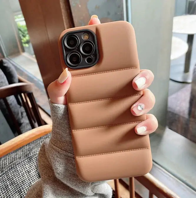 Jacket Puffer Bumper Matte Phone Case GLR SHOPPING