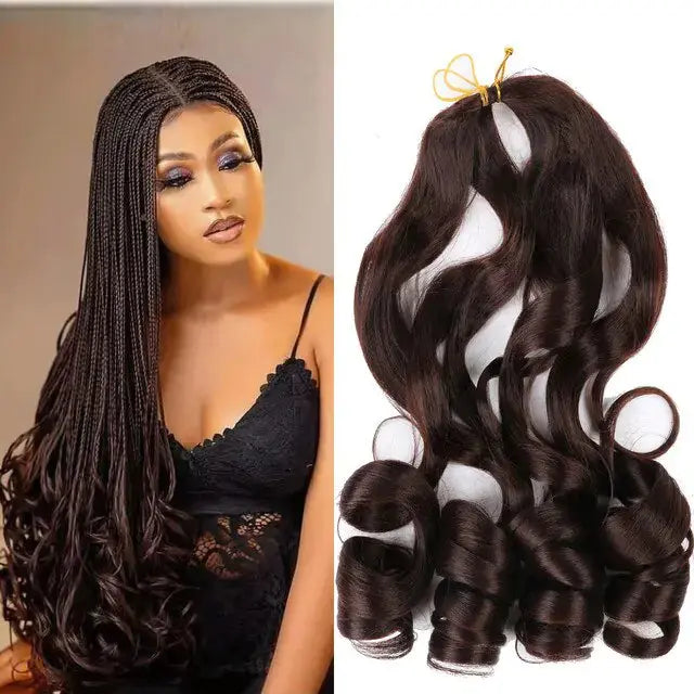 French Curl Braiding Synthetic Hair GLR SHOPPING