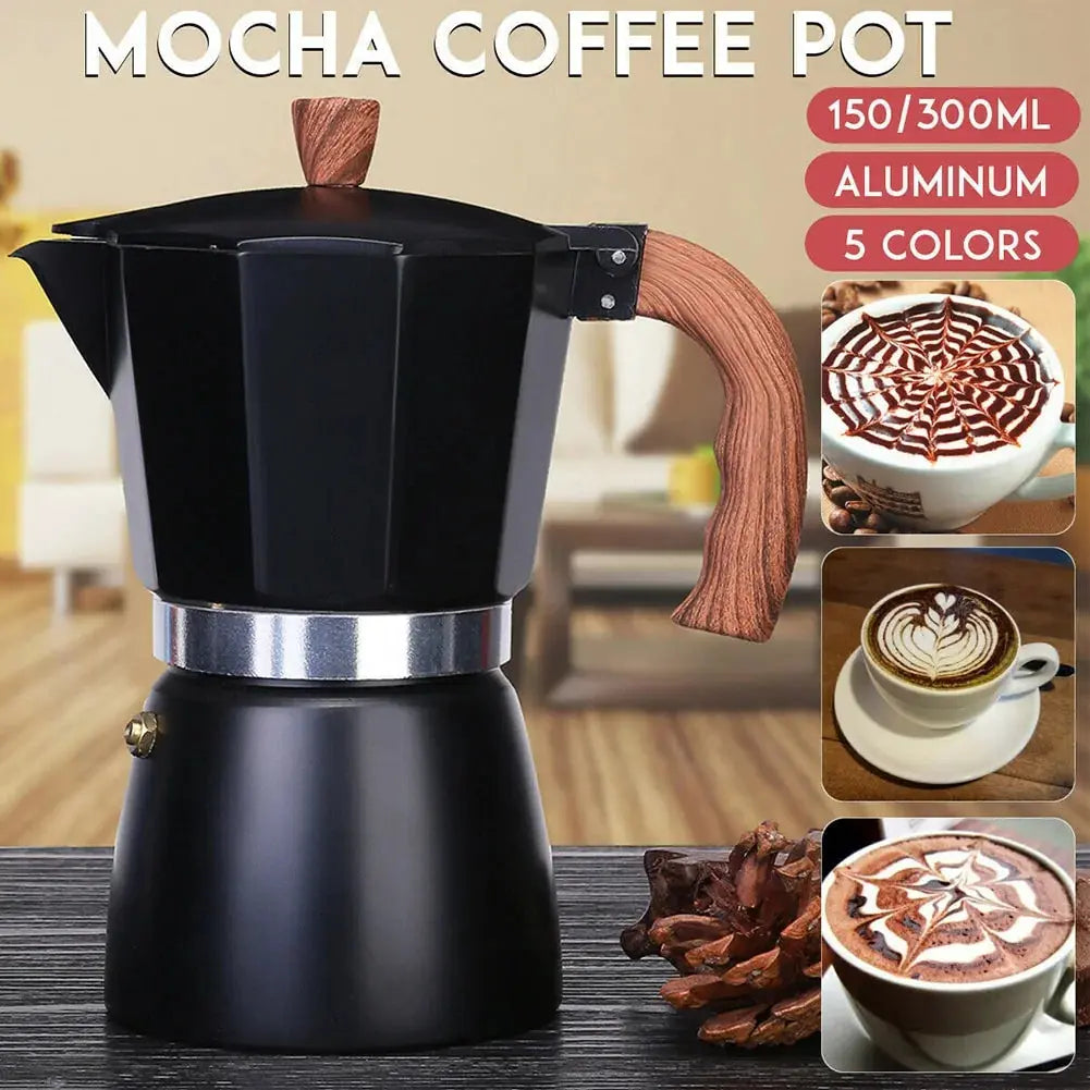 Portable Octagonal Espresso Coffee Maker GLR SHOPPING