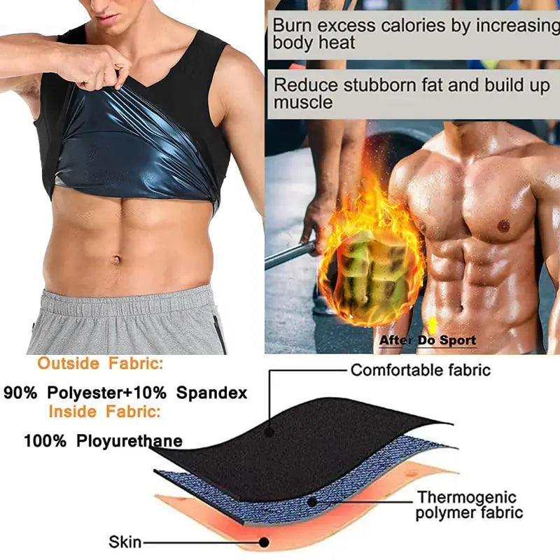 Thermal Compression Sauna Sweat Vest GLR SHOPPING