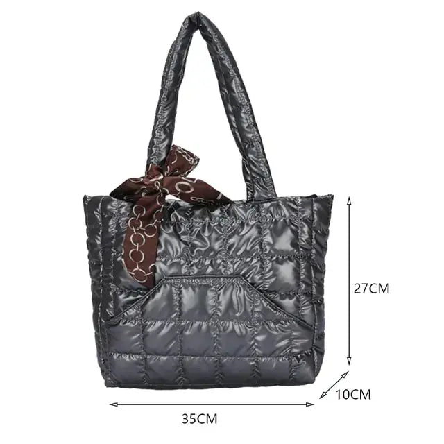 Fashion Large Tote Padded Handbags - GLR SHOPPING