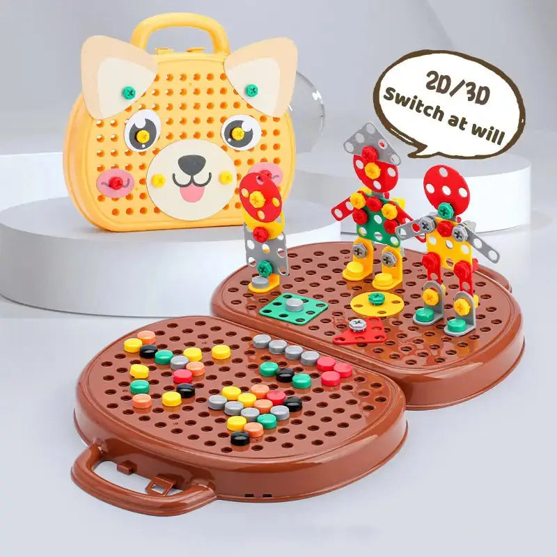 Children Electric Drill Toolbox Driller Games GLR SHOPPING