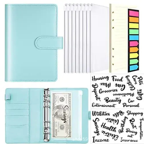 A6 Leather Budget Binder GLR SHOPPING