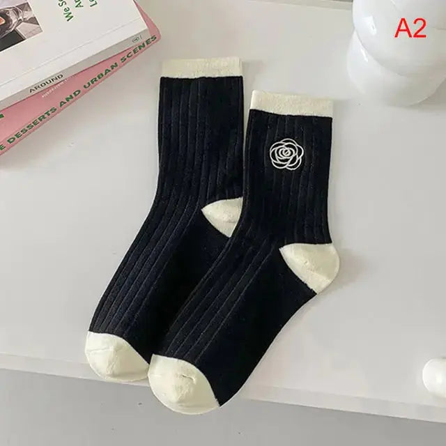 Women Tie-dye Middle Tube Socks GLR SHOPPING