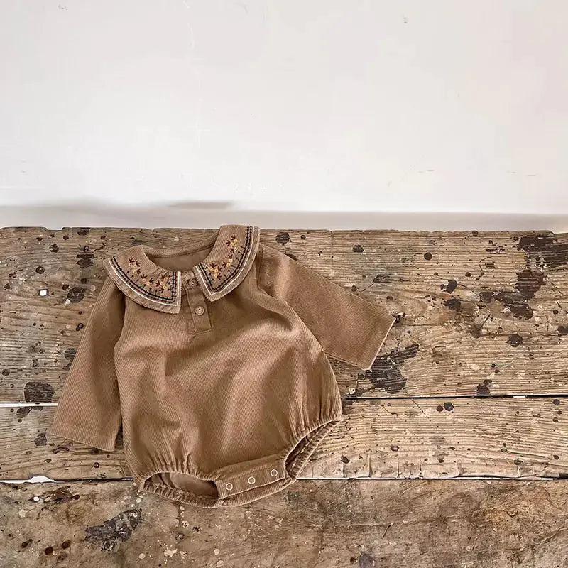 Spring Embroidered Baby Bodysuit GLR SHOPPING