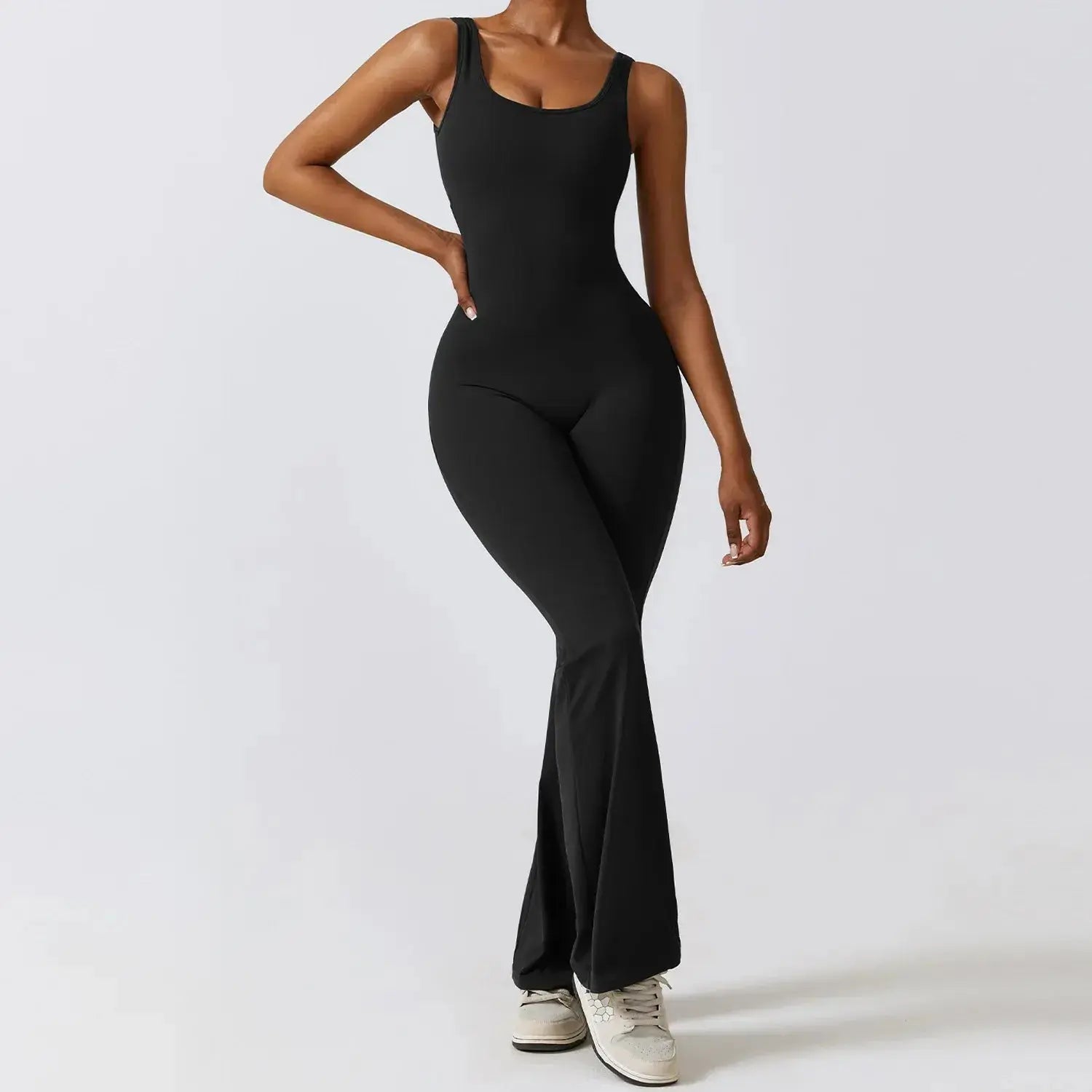 Sexy Push Up Flare Jumpsuit GLR SHOPPING