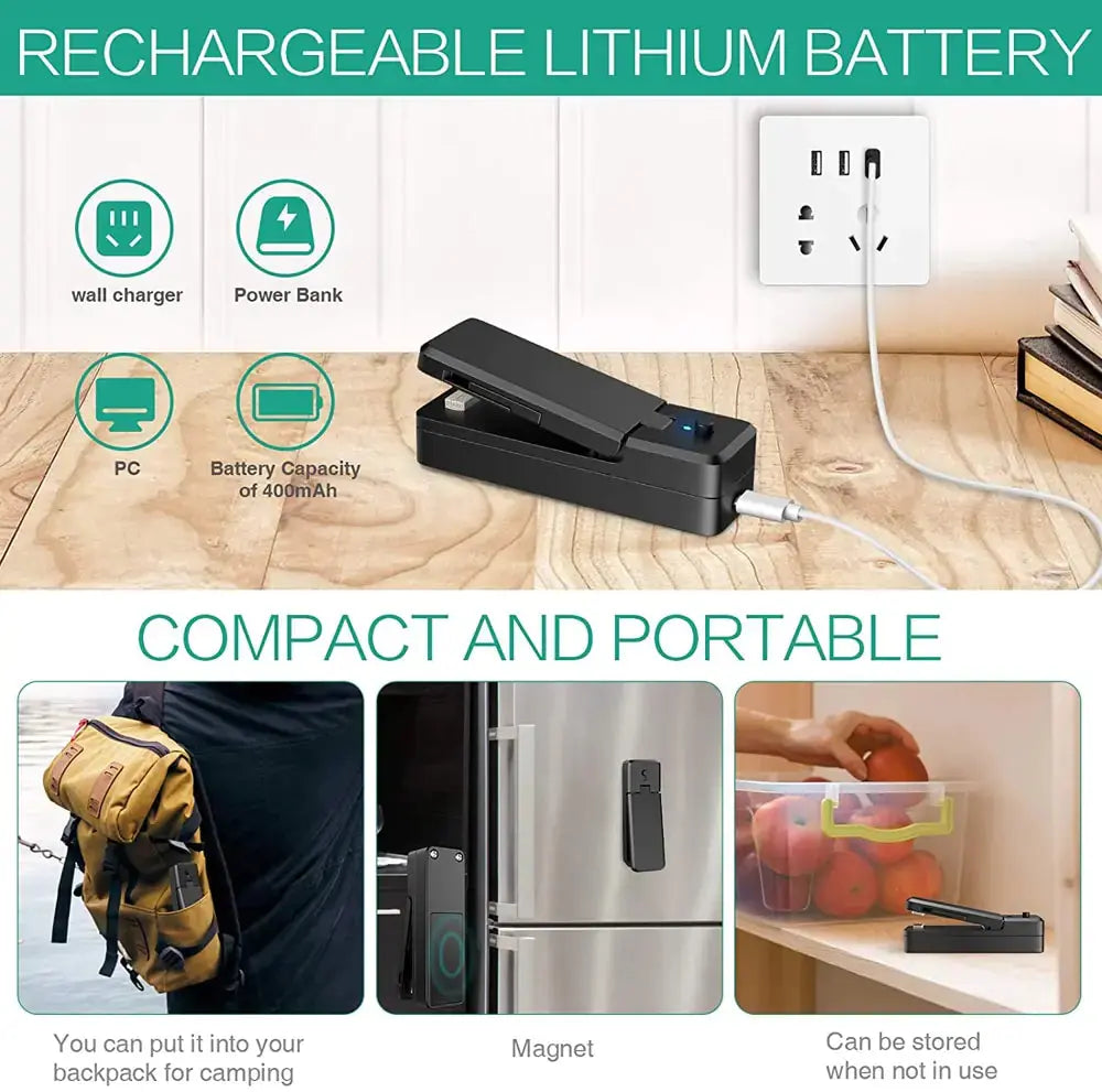 Portable Bag Vacuum Heat Sealer GLR SHOPPING