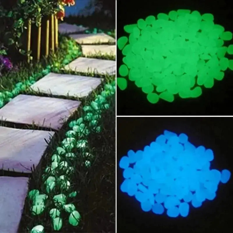 Glow in the Dark Garden Pebbles GLR SHOPPING