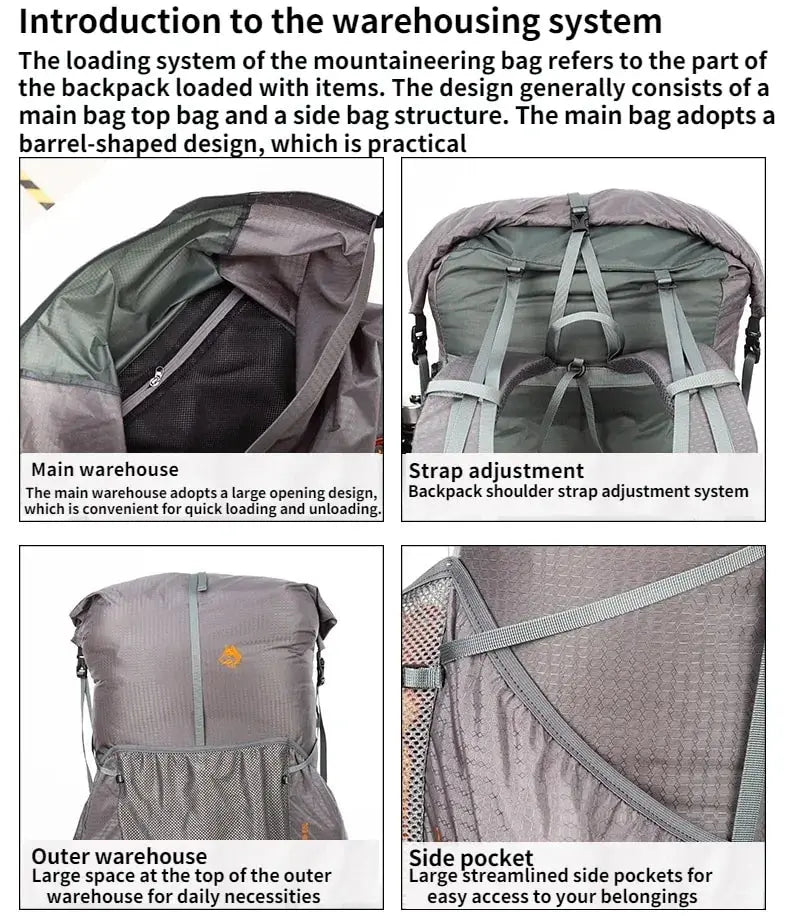 Water-Resistant Hiking Backpack GLR SHOPPING