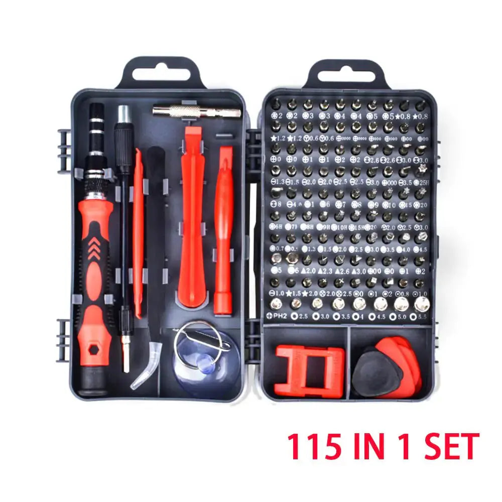 115-in-1 Precision Screwdriver Set for Mobile Phone and Watch Repair GLR SHOPPING