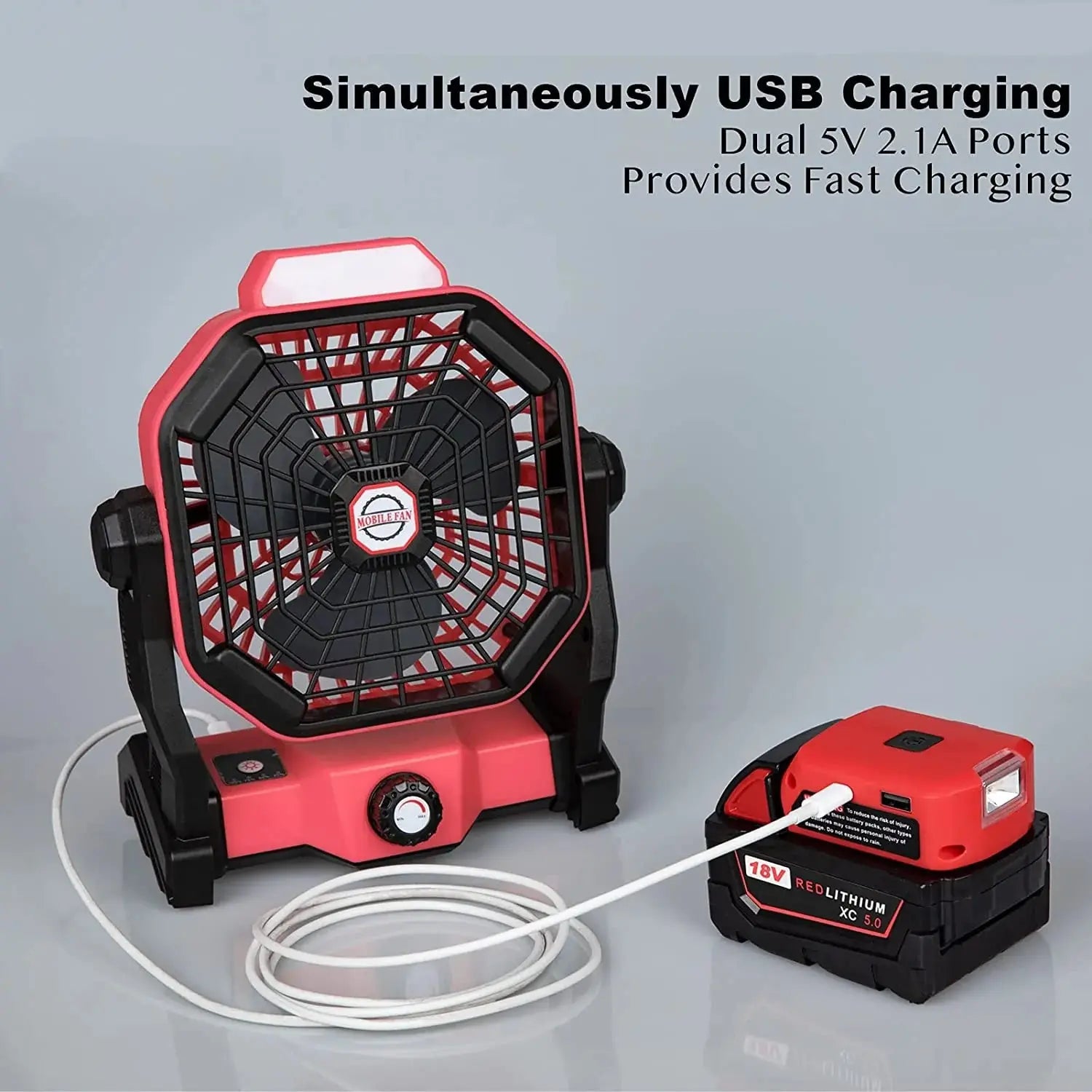 Battery Adapter For Milwaukee 18V GLR SHOPPING