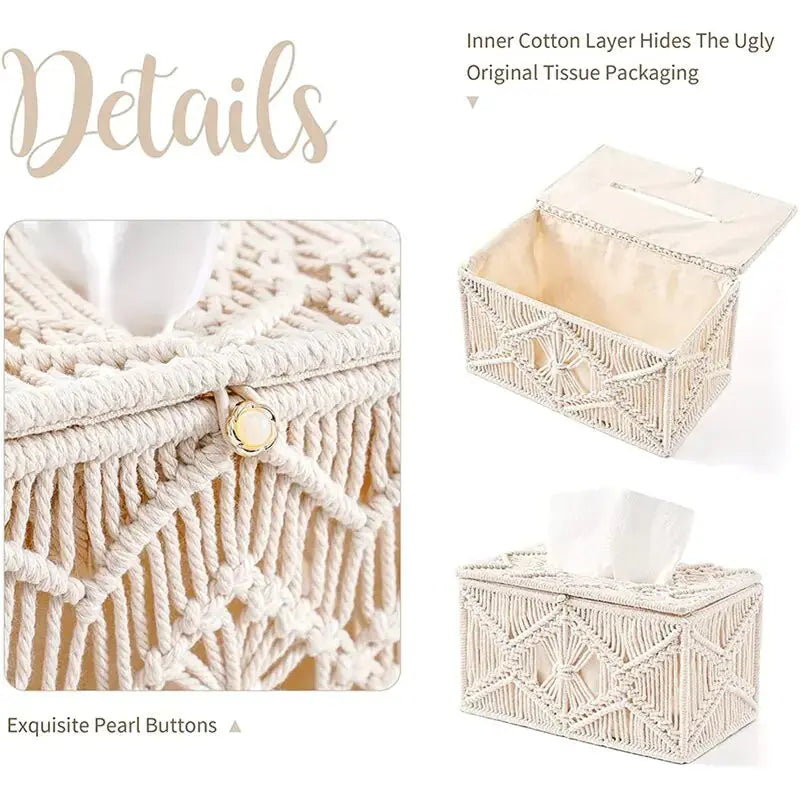 Tissue Box Organizer GLR SHOPPING