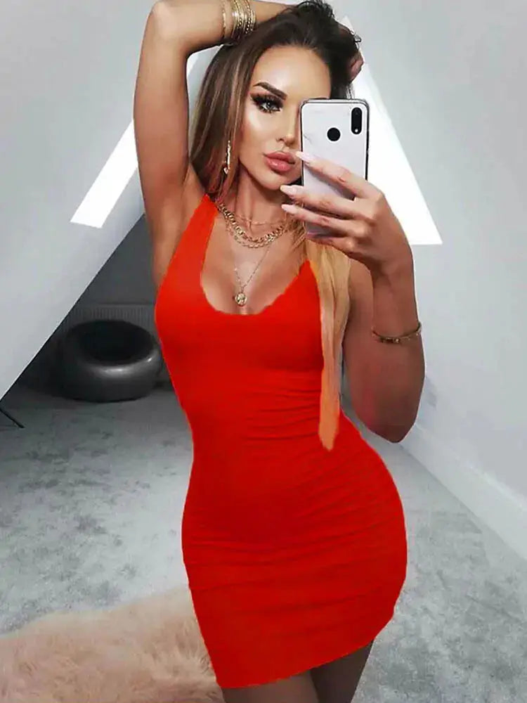 Low Neck Summer Dress GLR SHOPPING
