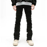 Heavy Industry Hole Frayed Destruction Waxed Jeans