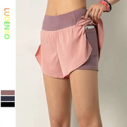 LUOENBO 2020 Women Gym Double Shorts - Perfect for Workouts GLR SHOPPING