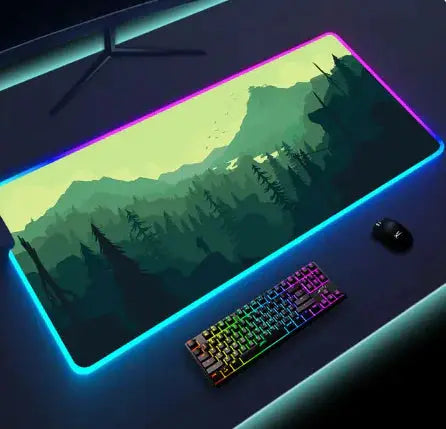 Luminous LED Lighting Mouse Pad GLR SHOPPING