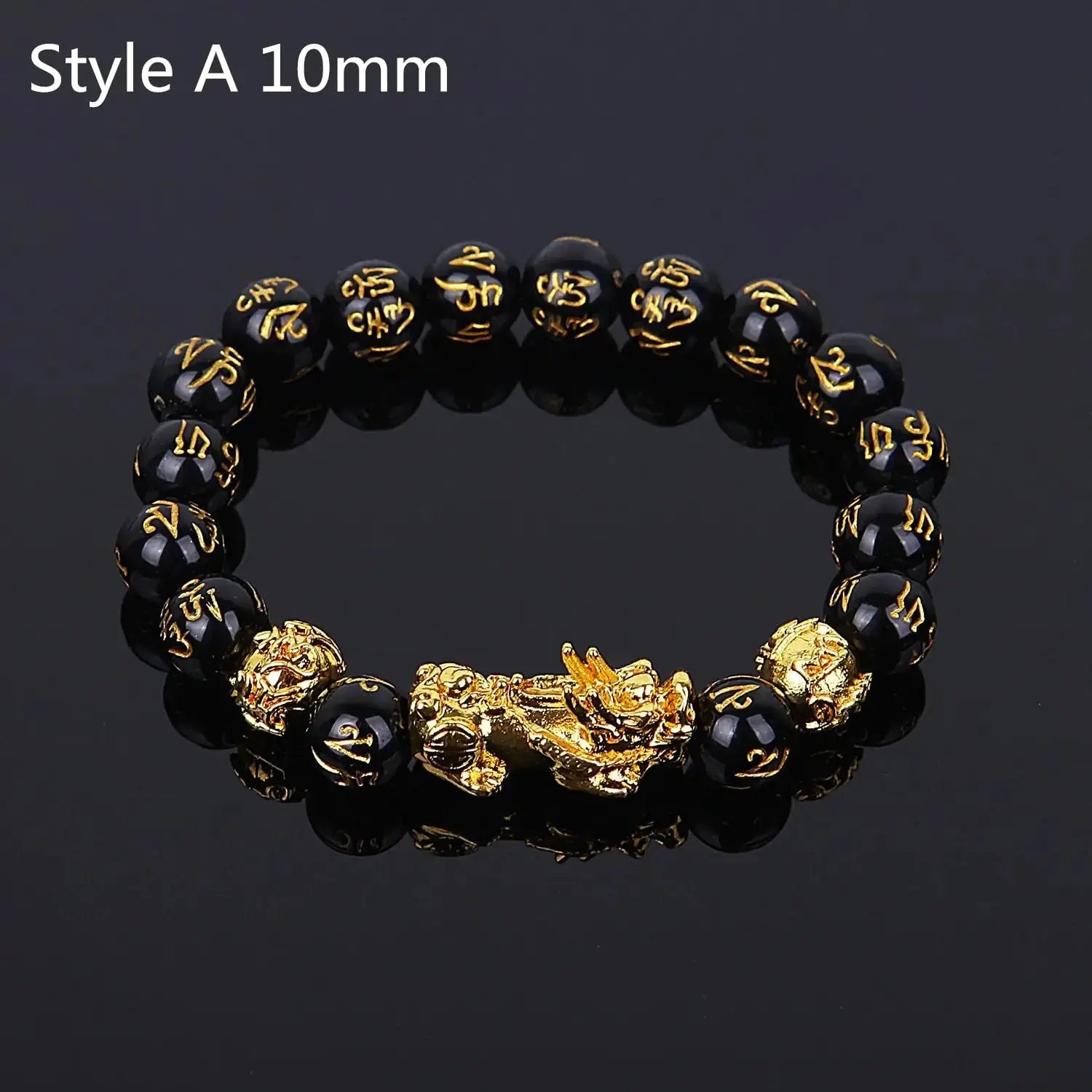 Feng Shui Wealth Bracelet: Black Beads GLR SHOPPING