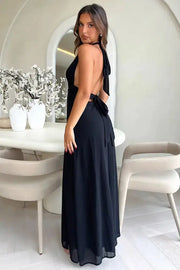 Slim Lace Up Evening Dress GLR SHOPPING