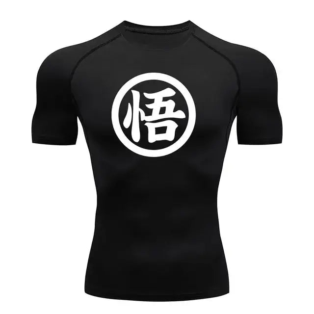 Anime Aesthetic Compression Shirt GLR SHOPPING
