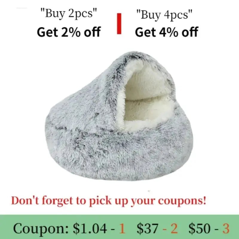 Plush Pet Bed GLR SHOPPING