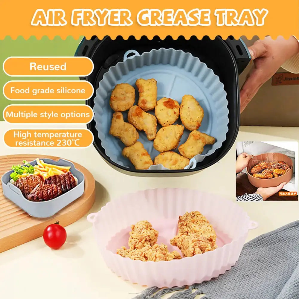 Silicone Air Fryer Baking Tray GLR SHOPPING