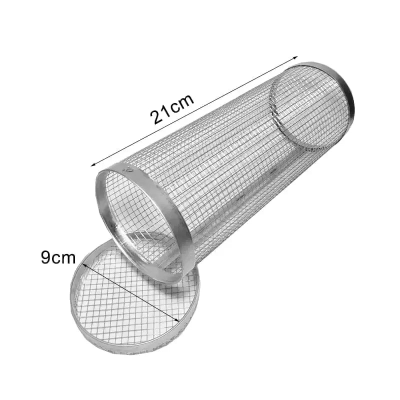 Cylinder Grill Basket GLR SHOPPING