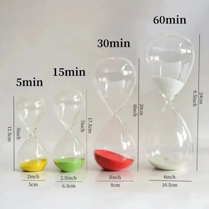 Modern Colored Sand Hourglass Decorative Timer GLR SHOPPING