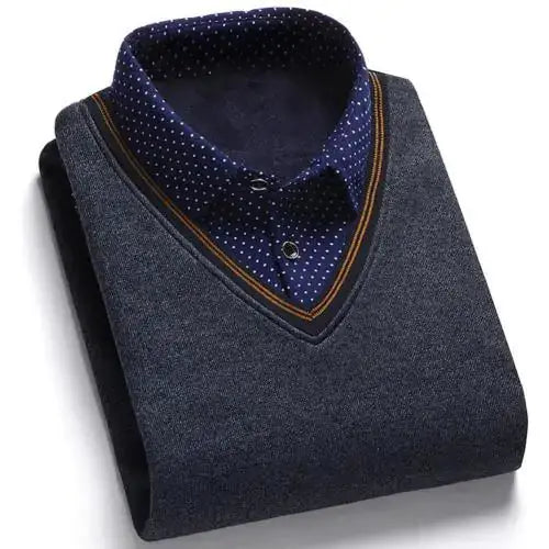 Thicken Knitted Male Base Sweater GLR SHOPPING