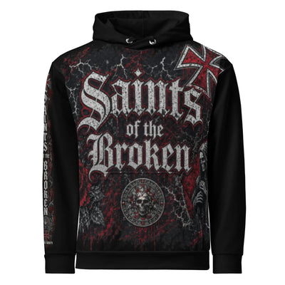 Saints of the Broken “Broken Family” Full Design Gothic Hoodie