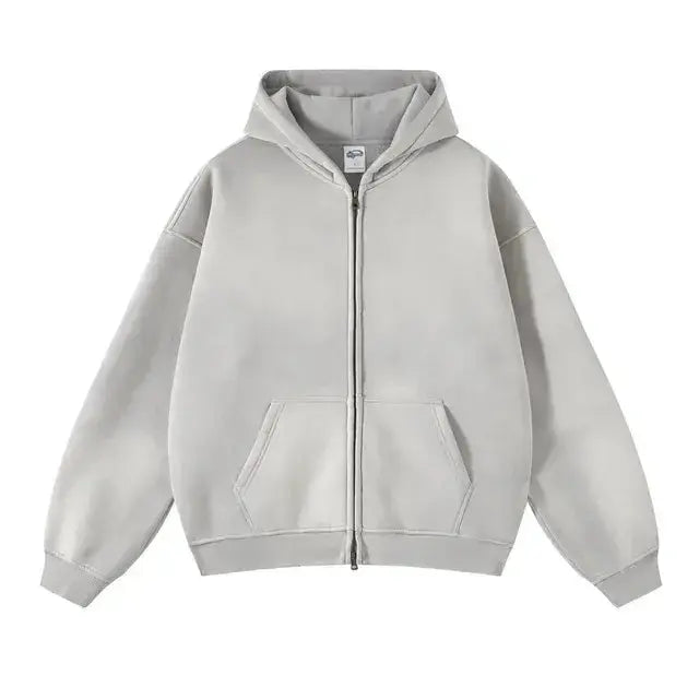 Fleece Zippered Batik Hoodies GLR SHOPPING