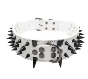 Spiked Studded Leather Collars GLR SHOPPING
