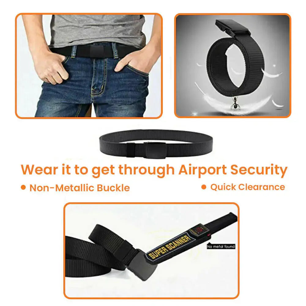 Men's Plastic Cam Buckle Nylon Belt GLR SHOPPING