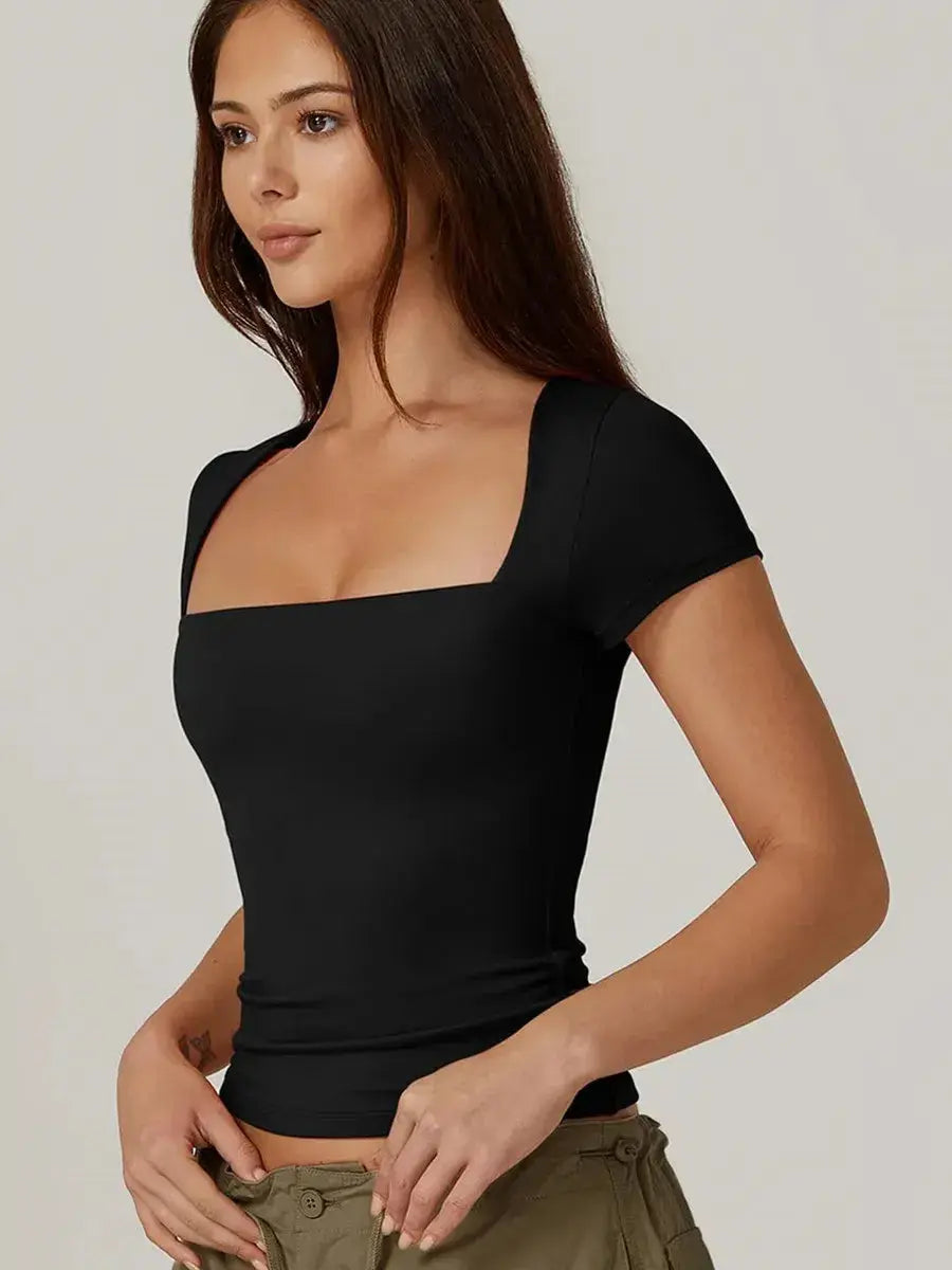Summer Crop Top Blouse GLR SHOPPING