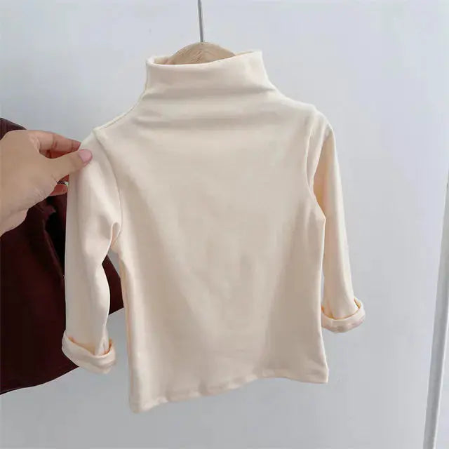 Boys Girls T-shirts Kids Tops Turtleneck GLR SHOPPING