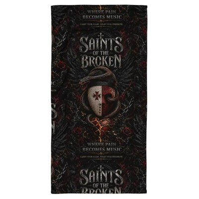 Saints of the Broken — Serpent of Strength Gothic Towel
