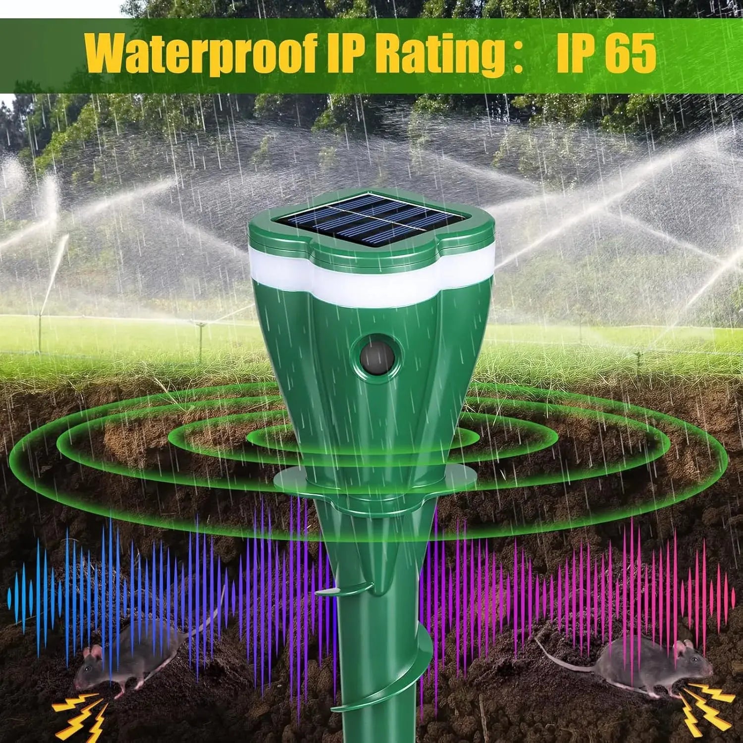 Solar Outdoor Rodent & Snake Repellent GLR SHOPPING